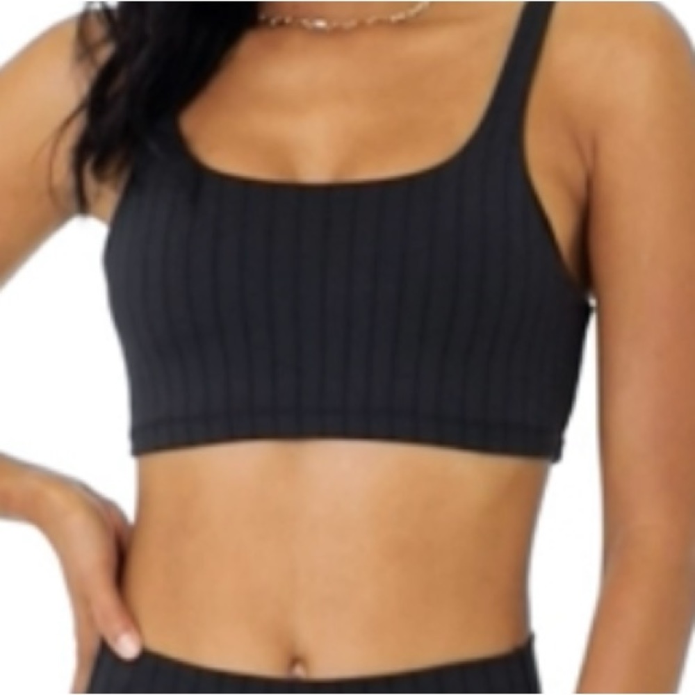 ALO Pinstripe Sports Bra